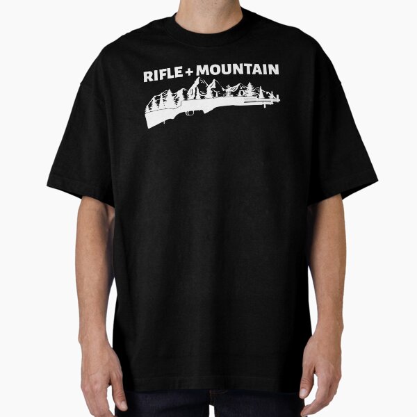 Rifle and Mountain SKS (for dark clothes) Oversized T-Shirt