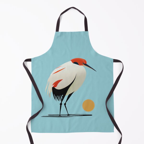 Item preview, Heron Bird with Sun Geometric artwork designed and sold by KOTOdesign.