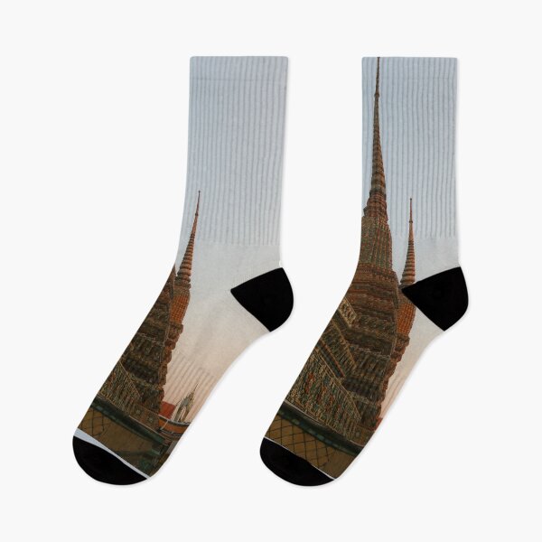 Item preview, Second view from three stupa in a row at Wat Pho temple. designed and sold by kall3bu.