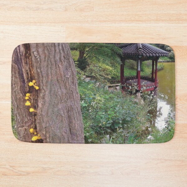 Item preview, Garden with a Body of Water III (large canvas) designed and sold by Bernsberry Illustrations.