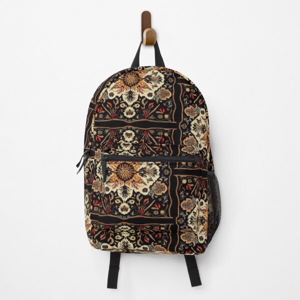 Item preview, Kashmiri Traditional Pattern design In Black, Yellow and Orange Red designed and sold by m14arts.