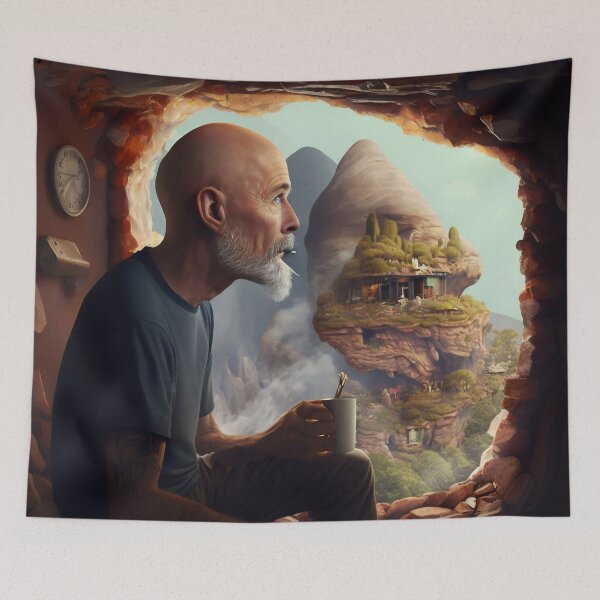 Item preview, Basking in the tranquil solitude designed and sold by Miguelamarte.