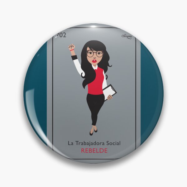 Item preview, La Trabajadora Social Rebelde Black Hair  designed and sold by ladotwhecoxyin.
