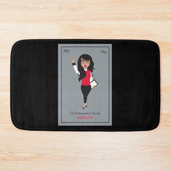 Item preview, La Trabajadora Social Rebelde Black Hair  designed and sold by ladotwhecoxyin.