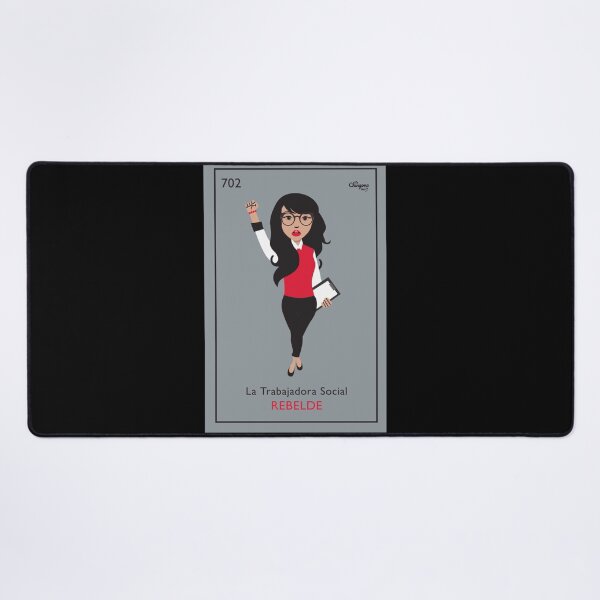Item preview, La Trabajadora Social Rebelde Black Hair  designed and sold by ladotwhecoxyin.