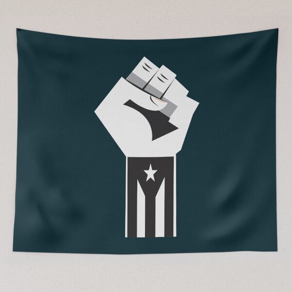 Item preview, Puerto  Rican black flag power to people  designed and sold by ladotwhecoxyin.