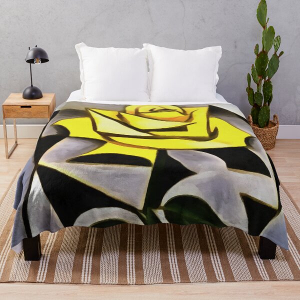 Item preview, Bizarre Geometric Yellow Rose Art designed and sold by taiche.