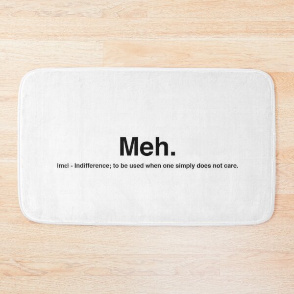 Item preview, MEH! designed and sold by Unik Store.