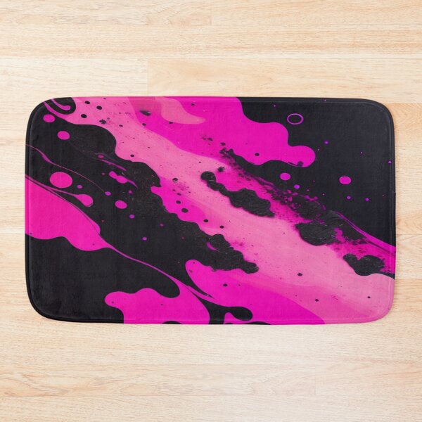 Item preview, Abstract Black and Pink Paint Splatter designed and sold by calibrit.