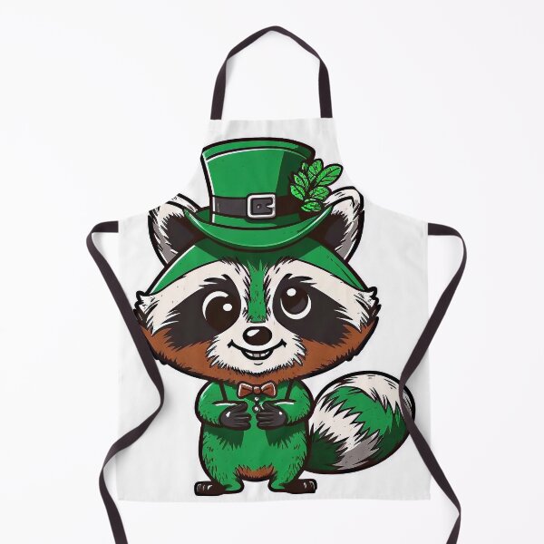 Item preview, Crazy raccoon with hat to St. Patrick designed and sold by knuppify.