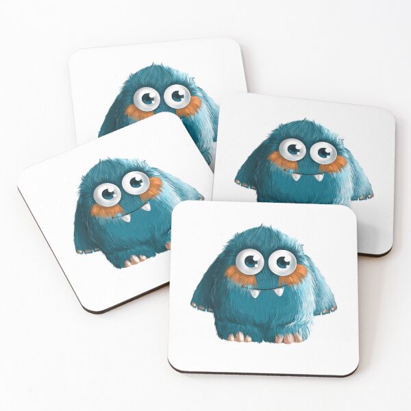 Item preview, Bluewi cute blue monster designed and sold by Articabysalma.