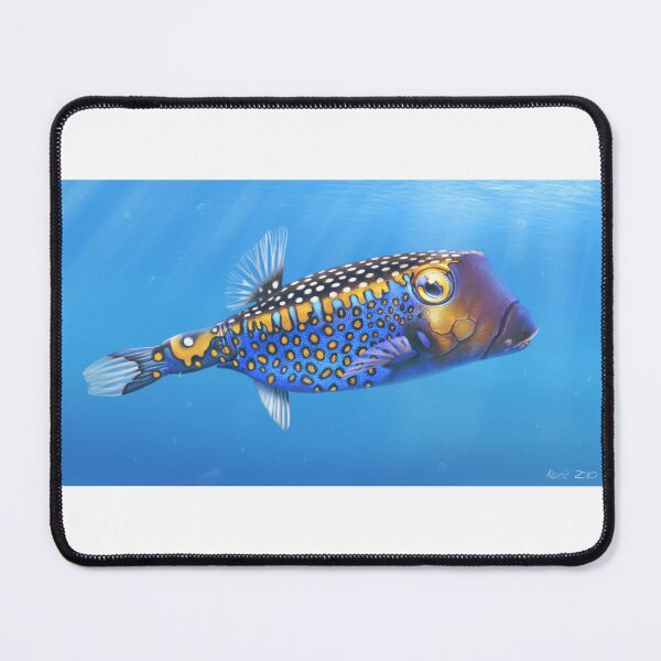 Item preview, Blue Spotted Boxfish designed and sold by The Art of Alex Ries.