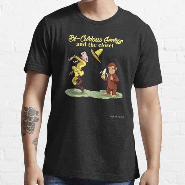 Curious george t shirt adults best sale