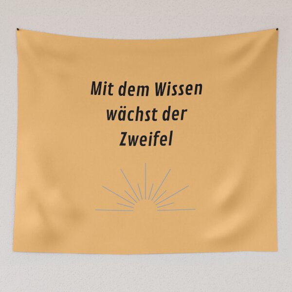 Item preview, Doubt grows with knowledge Gift designed and sold by TeeArtistry.