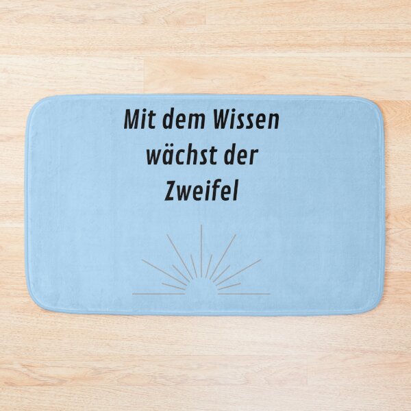 Item preview, Doubt grows with knowledge Gift designed and sold by TeeArtistry.