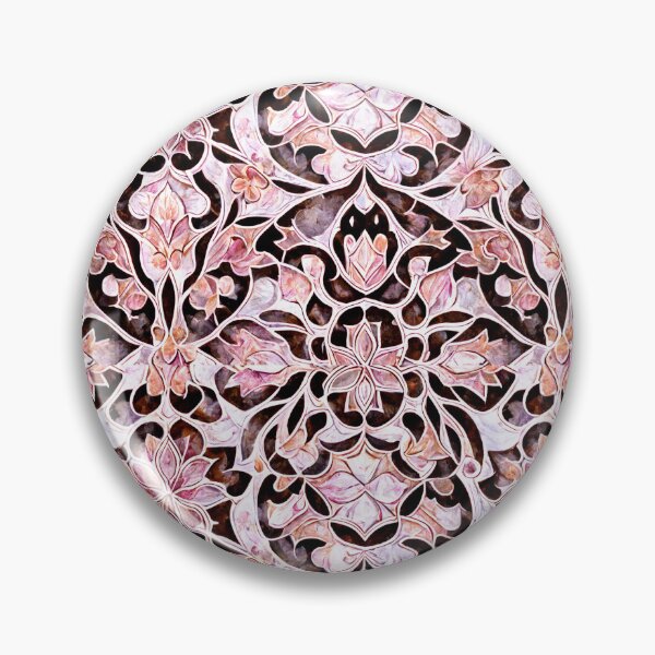 Item preview, Turkish Traditional Floral Pattern design In Pink  designed and sold by m14arts.