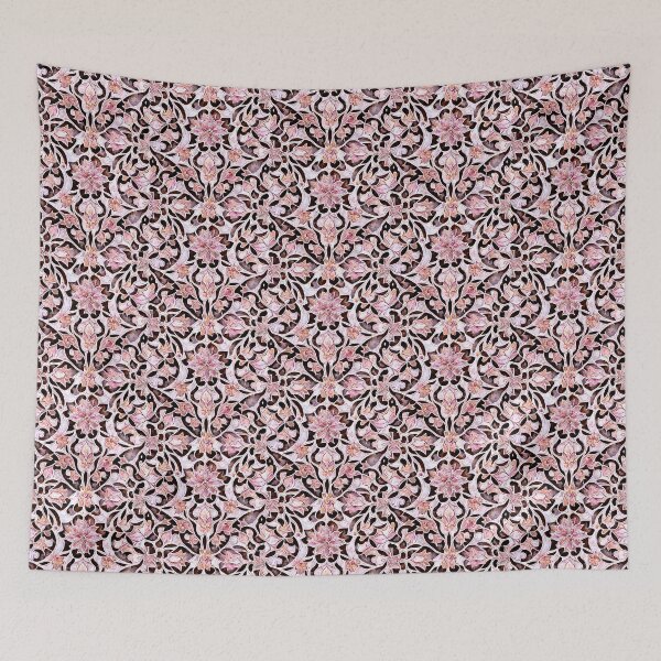 Item preview, Turkish Traditional Floral Pattern design In Pink  designed and sold by m14arts.