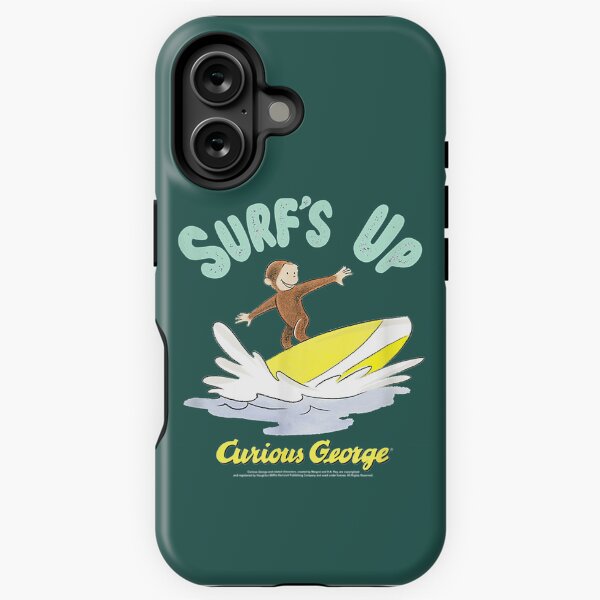 Item preview, Curious George Surfs Up Surfing Portrait. designed and sold by LukePritchard.