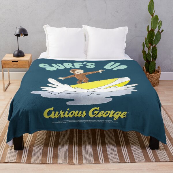 Item preview, Curious George Surfs Up Surfing Portrait. designed and sold by LukePritchard.