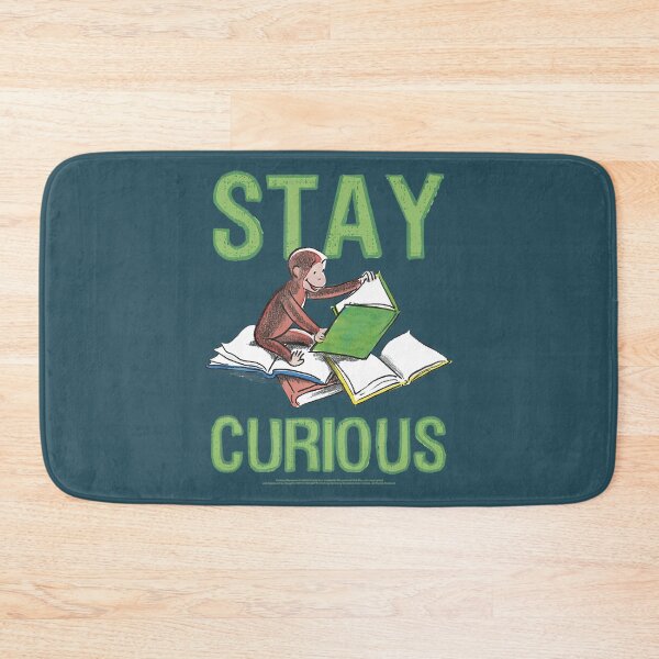 Item preview, Curious George Stay Curious Reading Portrait. designed and sold by LukePritchard.