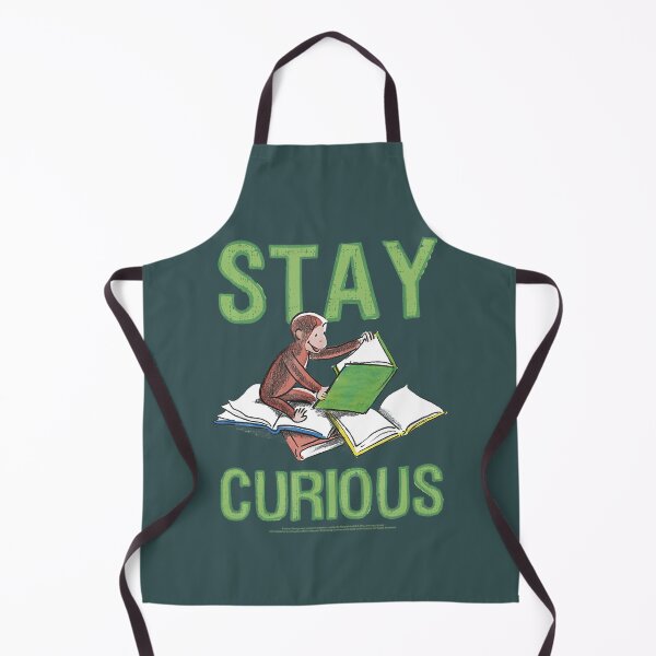 Item preview, Curious George Stay Curious Reading Portrait. designed and sold by LukePritchard.