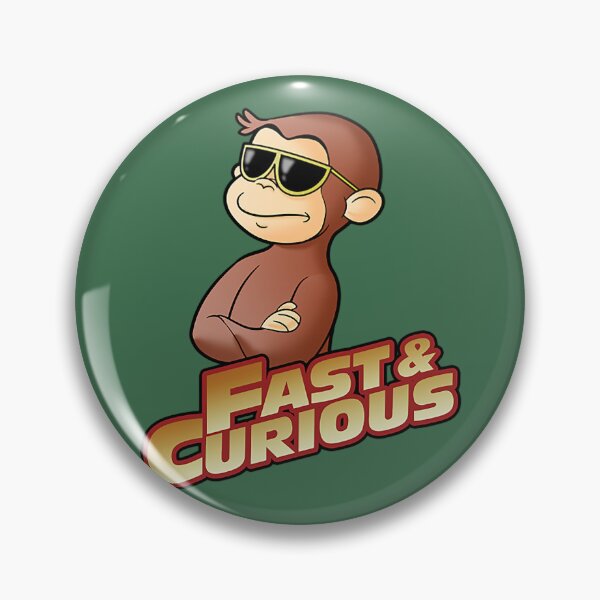 Item preview, Curious George T-ShirtFAST AND CURIOUS. designed and sold by LukePritchard.