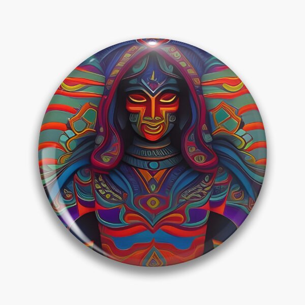 Item preview, New World Gods (2) - Mesoamerican Inspired Psychedelic Art designed and sold by TheThirdEye.