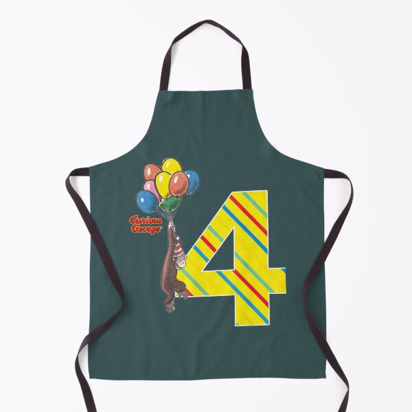 Item preview, Curious George Vintage 4th Birthday Balloons  designed and sold by LukePritchard.