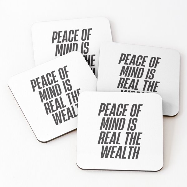 Item preview, peace of mind is the real wealth designed and sold by DreamBigShirts.