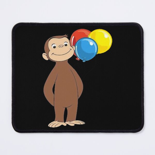 Item preview, Curious George with balloons Active. designed and sold by LukePritchard.
