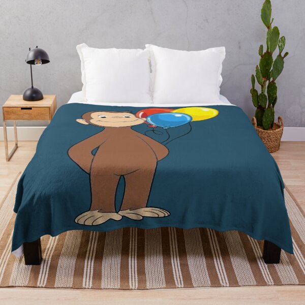 Item preview, Curious George with balloons Active. designed and sold by LukePritchard.