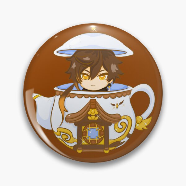Item preview, Genshin Teapots - Zhongli designed and sold by Pinkusoda.