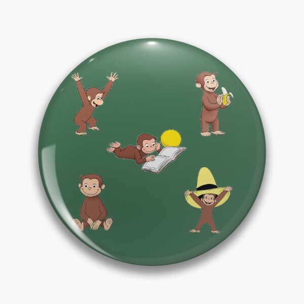 Item preview, George the curious monkey cartoon for kids pack. designed and sold by LukePritchard.