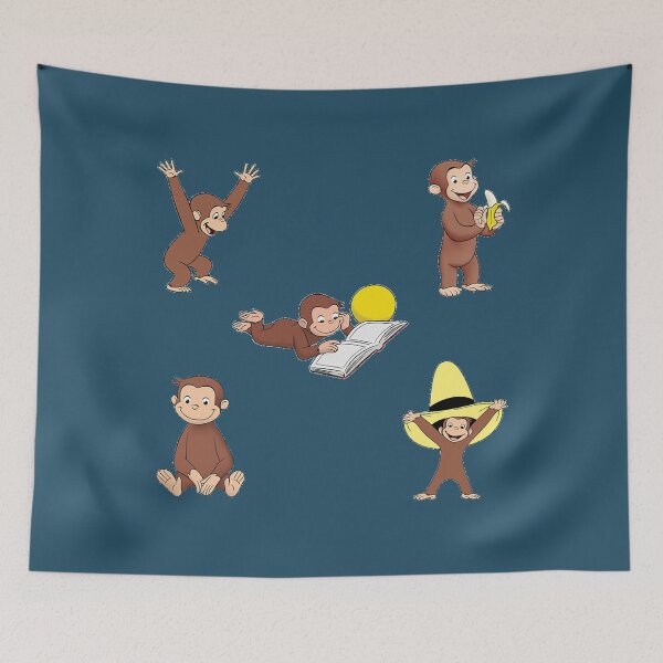 Item preview, George the curious monkey cartoon for kids pack. designed and sold by LukePritchard.
