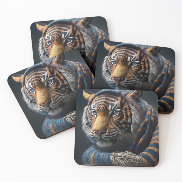 Item preview, Tiger Portrait, Artistic Portrait of a Tiger designed and sold by MonkStudio.
