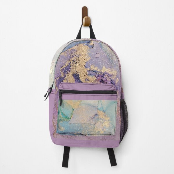 Item preview, Tinta de alcohol con morado, azul y dorado. designed and sold by Claire Hunt Designs.