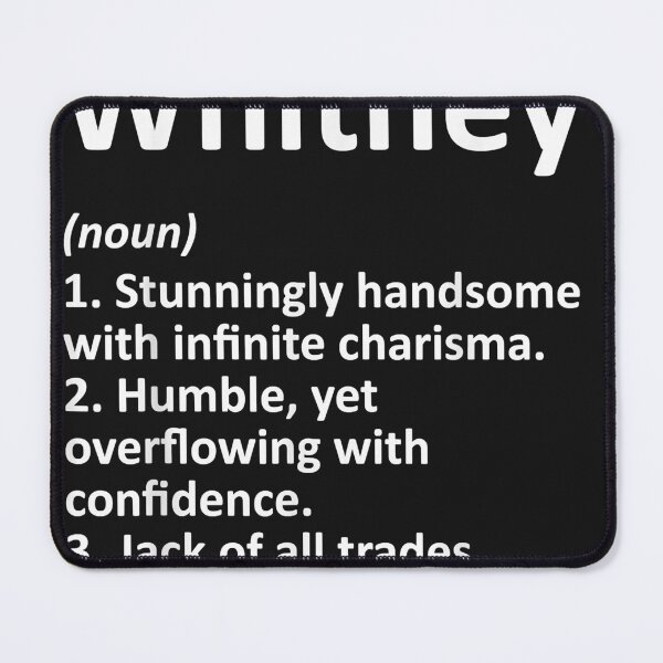 Item preview, WHITNEY Definition Personalized Name Funny Birthday Gift T-Shirt designed and sold by duhaumoeljak.