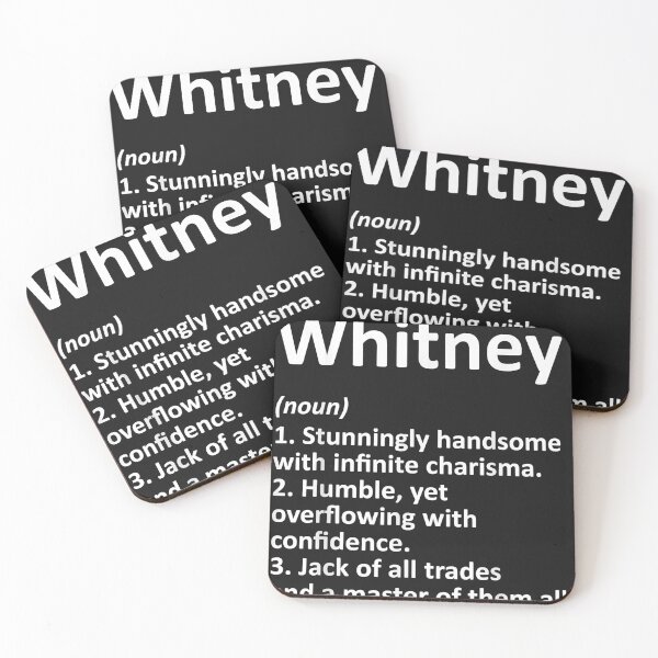 Item preview, WHITNEY Definition Personalized Name Funny Birthday Gift T-Shirt designed and sold by duhaumoeljak.