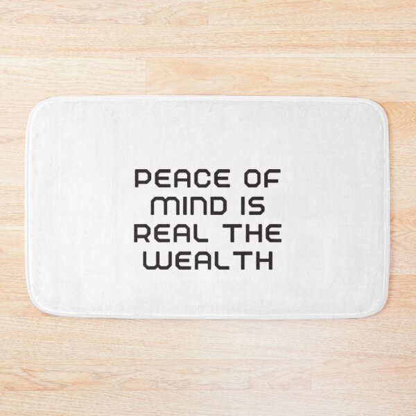 Item preview, peace of mind is the real wealth designed and sold by DreamBigShirts.