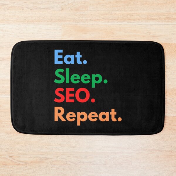 Item preview, eat sleeping SEO. Repeat. designed and sold by MAPAPADE.