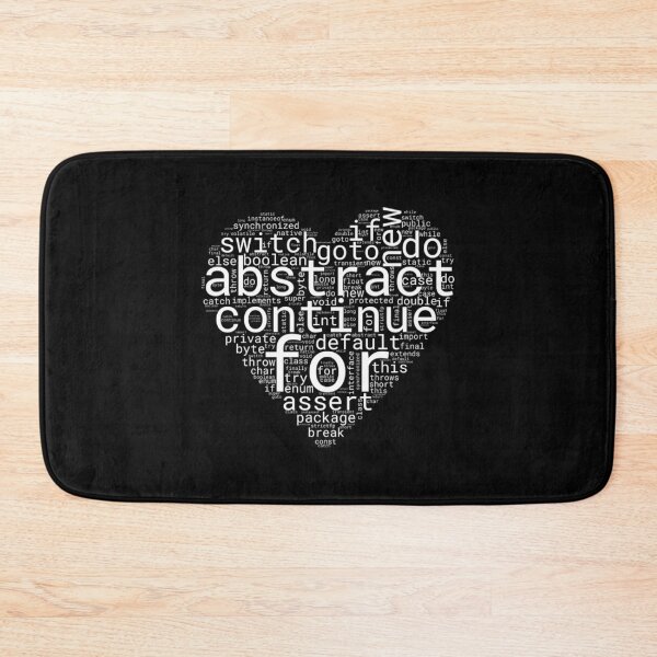 Item preview, Heart Shaped Java Keyword Cloud designed and sold by MAPAPADE.