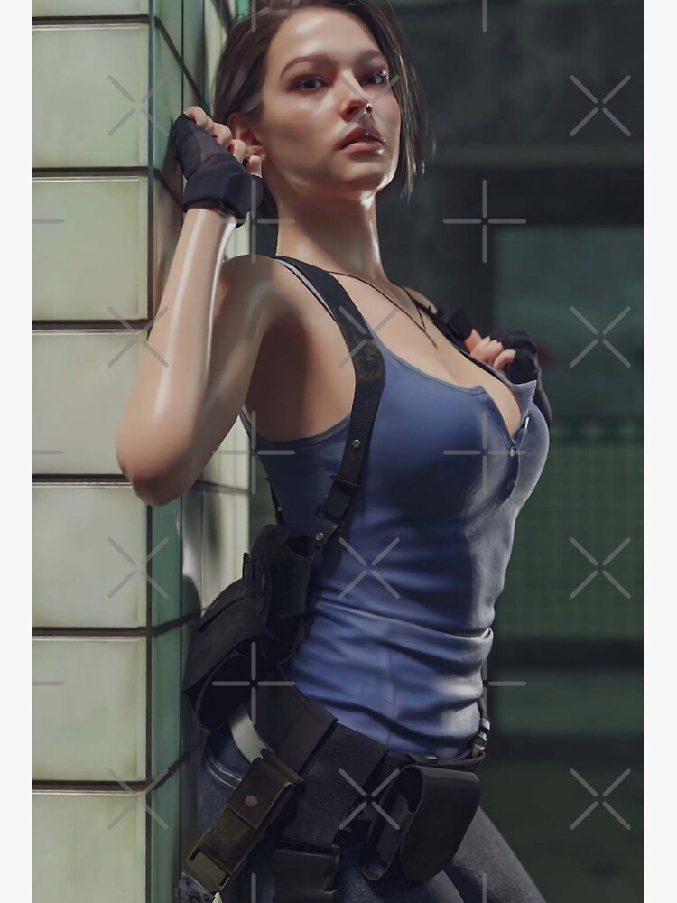 Jill Valentine Resident Evil 3 remake Art Board Print for Sale by