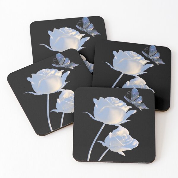 Item preview, White roses designed and sold by NengShop.