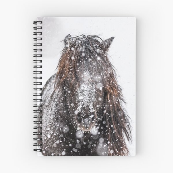 Item preview, Icelandic stallion in the snow designed and sold by Ingo Gerlach.