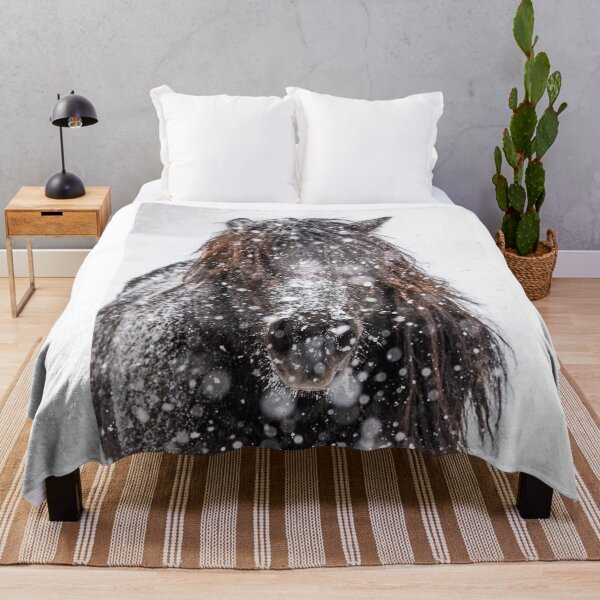 Item preview, Icelandic stallion in the snow designed and sold by Ingo Gerlach.