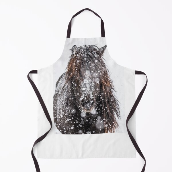 Item preview, Icelandic stallion in the snow designed and sold by Ingo Gerlach.