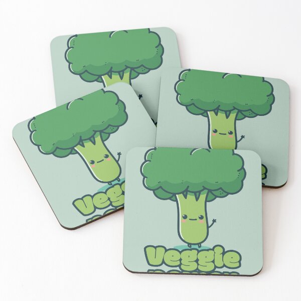 Item preview, Veggie power - Cute Kawaii Broccoli designed and sold by RoboRaphael.