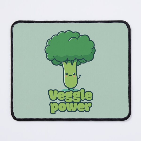 Item preview, Veggie power - Cute Kawaii Broccoli designed and sold by RoboRaphael.