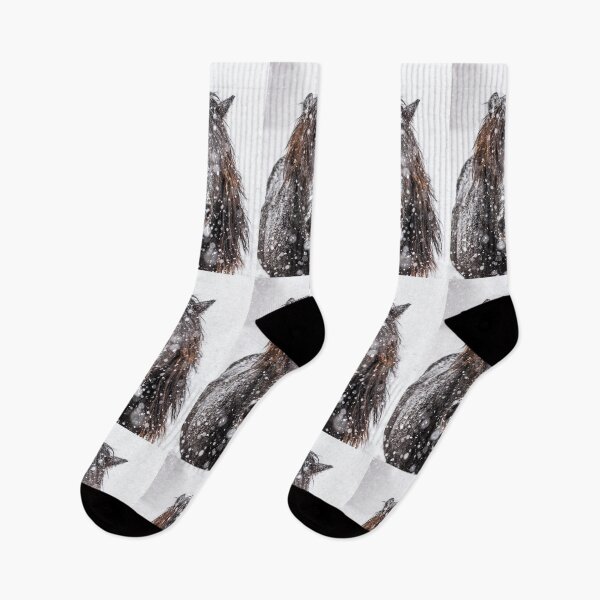 Item preview, Icelandic stallion in the snow designed and sold by Ingo Gerlach.