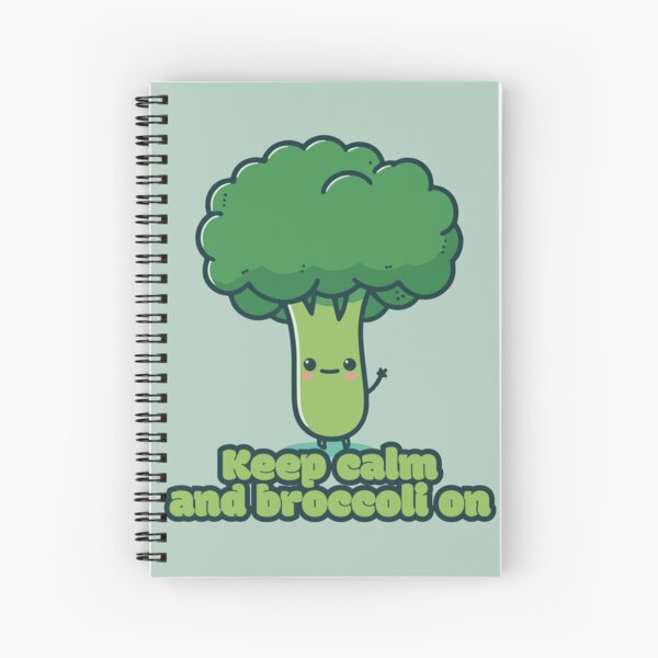 Item preview, Keep calm and broccoli on - Cute Kawaii Broccoli designed and sold by RoboRaphael.
